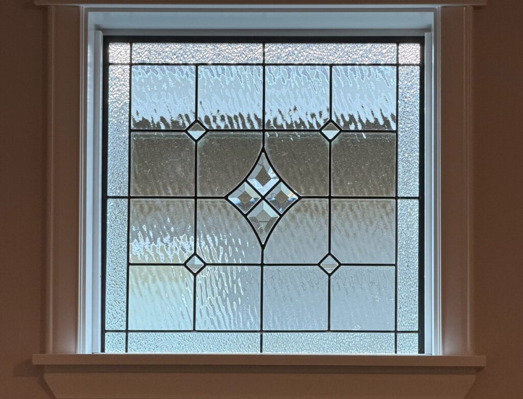 Bevel window leaded panel stained glass gillespie 3 2026 1